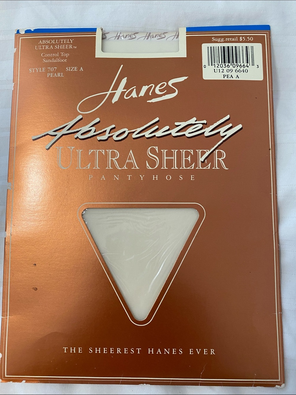 Hanes Absolutely Ultra Sheer Pantyhose - Pearl